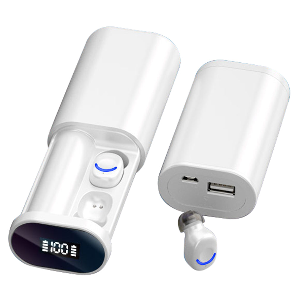 Bezdrátová sluchátka A20 Touch Control Binaurální Bluetooth sluchátka Voděodolná sportovní sluchátka s LED 3-digitálním displejem Funkce powerbanky Bezdrátová sluchátka A20 Touch Control Binaurální Bluetooth sluchátka Voděodolná sportovní sluchátka s LED 3-digitálním displejem Funkce powerbanky